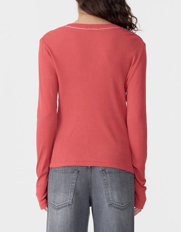Bassike - Sheer Rib LS T-Shirt