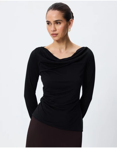 Tussah - Annabelle Boat Neck Long Sleeve Top