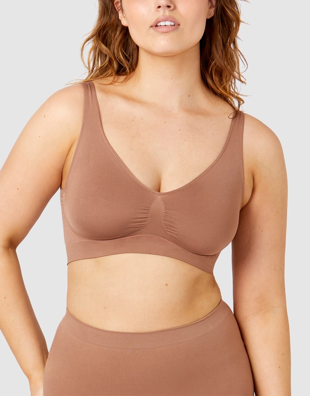 Ambra - 2 Pack Bare Essentials Recycled Nylon Shaper Bra