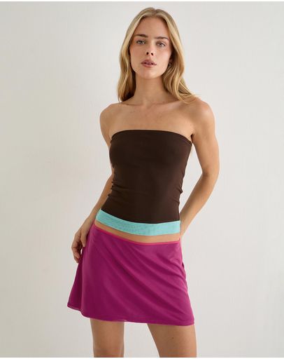 Brown & Blue