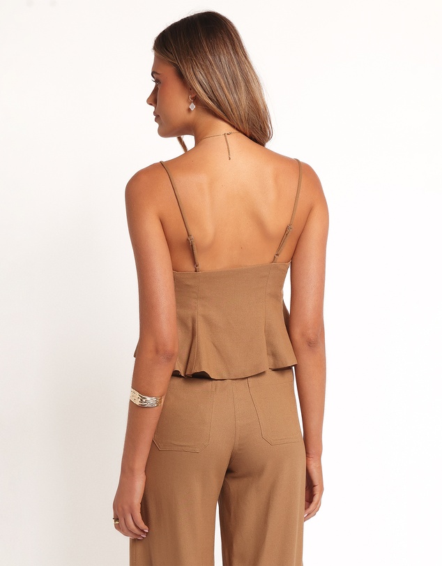 Petal & Pup - Zuva Top - Golden Palm