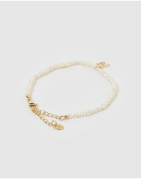Miz Casa and Co - Pearl Letter N Bracelet