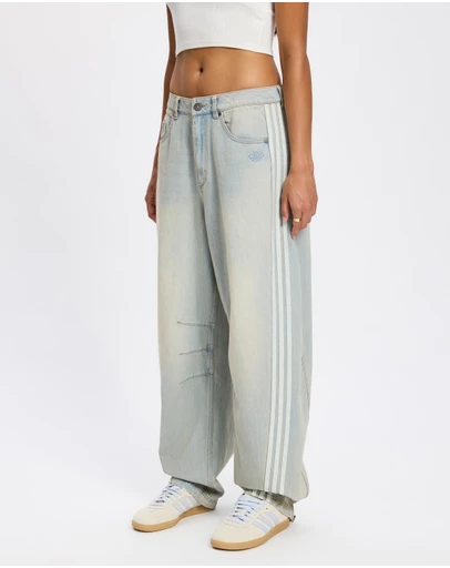 adidas Originals - Adilenium Barrel Leg Denim Pants