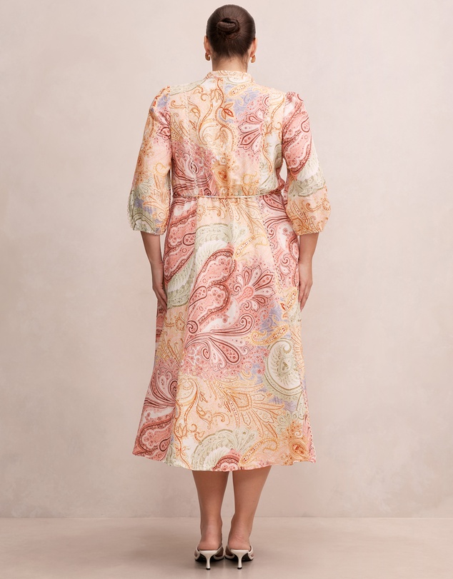 Forever New Curve - Halle Curve Printed Midi Dress