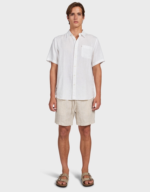 Academy Brand - Stripe Riviera Linen Short
