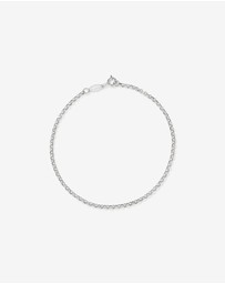 Michael Hill - Hollow Belcher Bracelet in 10kt White Gold