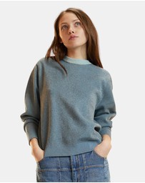 Cynthia Rowley - Metallic Knit Crewneck
