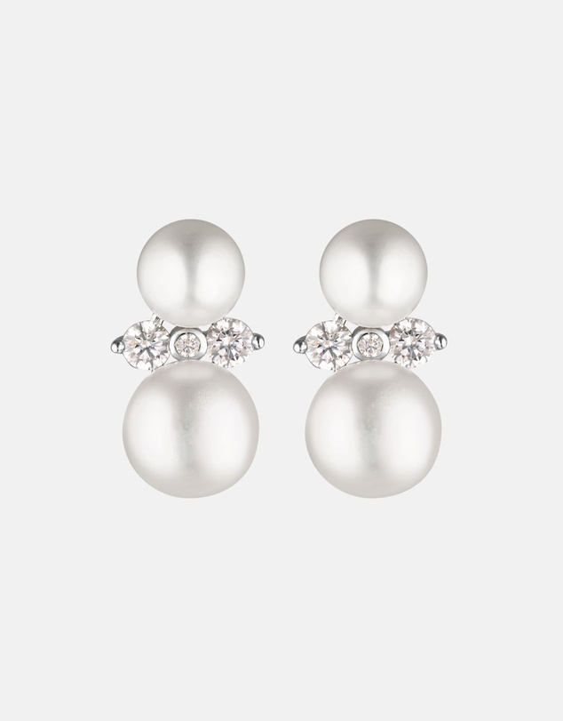 Stephanie Browne - Audrey Pearl Earrings