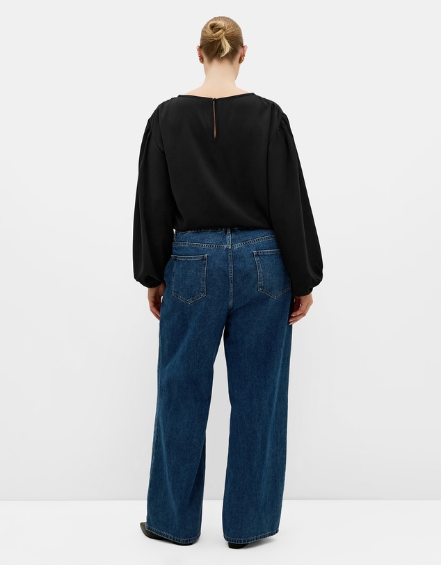 City Chic - Elise Long Sleeve Hem Detail Top