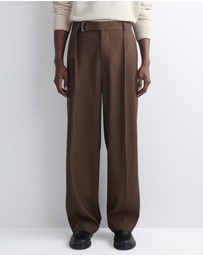 COS - Belted Linen Relaxed-Fit Wide-Leg Trousers
