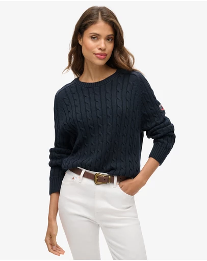 Superdry - Slouchy Cable Knit