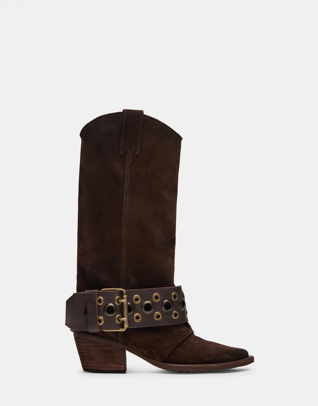 Steve Madden - Ashwood Brown Suede Boots