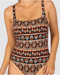 Baku Swimwear - Morocco Square Neck One Piece Swimsuit