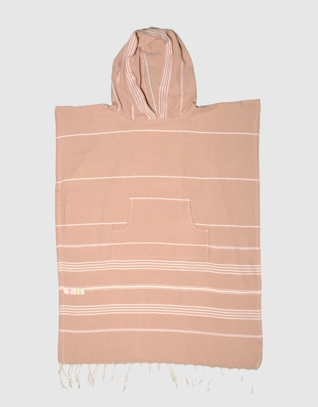 Tolu Australia - Adult Hooded Beach Towel in Pale Brown – Quick-Dry Swim Poncho for Swimming & Surfing