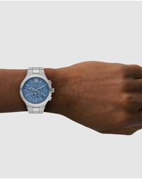 Michael Kors - Billie Silver Tone Chronograph Watch
