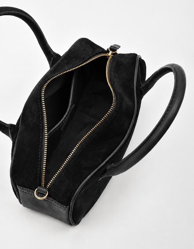 Cobb & Co - Elwood Suede Leather Crossbody Bowler Bag