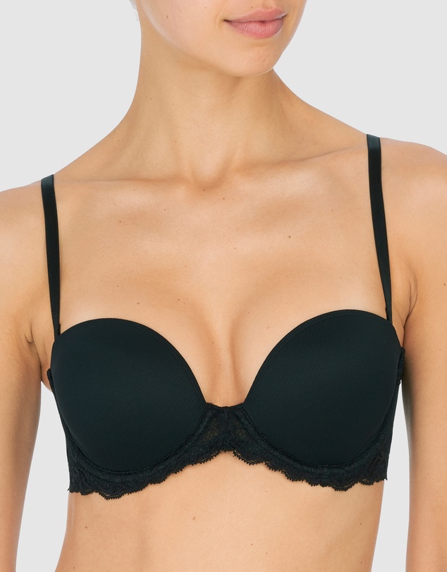 Natori - Feathers Convertible-to-Strapless Plunge Bra with Lace