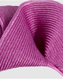 Max Alexander - Large Wavy Fuchsia Racing Fascinator