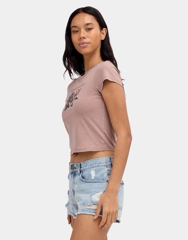 Billabong - Womens Racing Hearts Baby T-Shirt