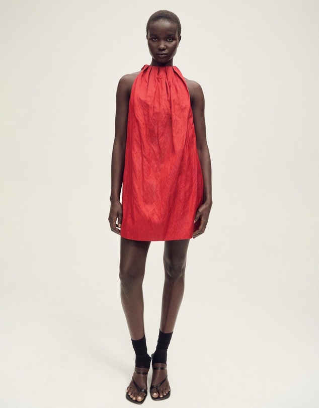 M.N.G - Nils Halter Dress With Bow Detail