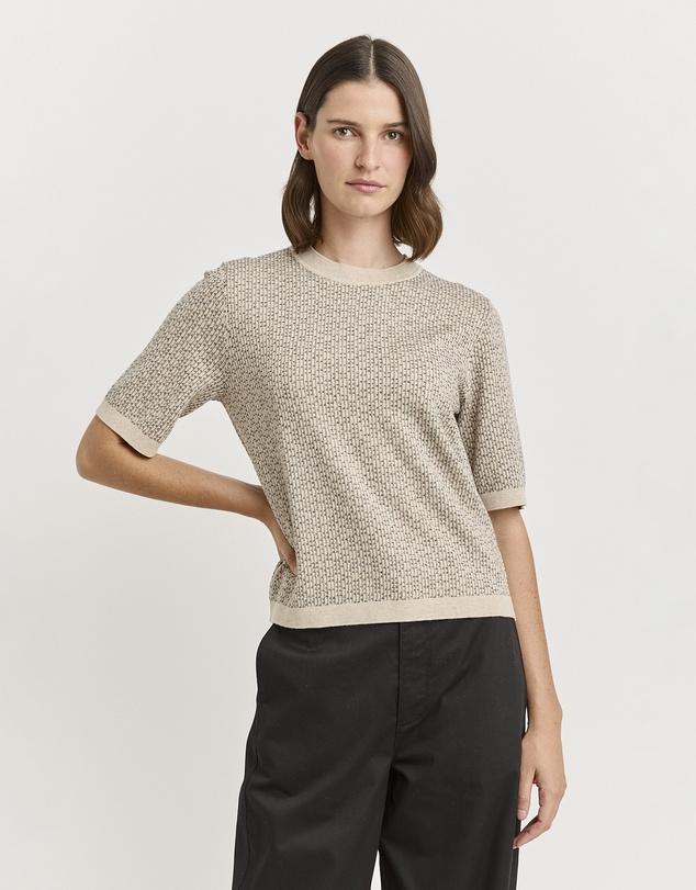 Toorallie - Matrix Knit Top