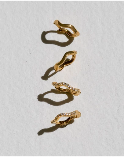 SAINT VALENTINE - The Vera + Luna Wave Set - Gold