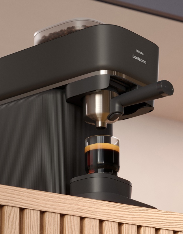 Philips - Baristina Espresso Machine Silhouette Black