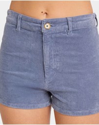 Billabong - Womens Free Fall Cord Denim Shorts