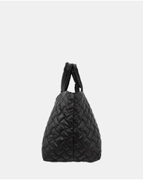 Pierre Cardin - Pierre Cardin Ladies Nylon Small Quilted Tote Bag