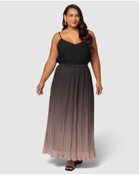 Pink Dusk by Curve Project - Heartthrob Maxi Skirt