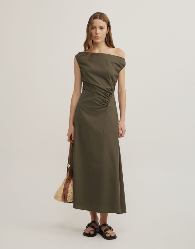 Witchery - Off Shoulder Gather Midi Dress