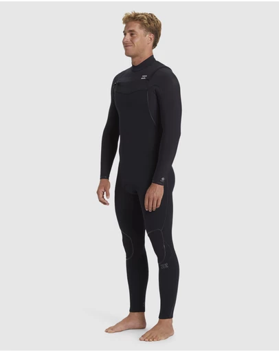 Billabong - Mens 4/3mm Furnace Natural Chest Zip Steamer Wetsuit