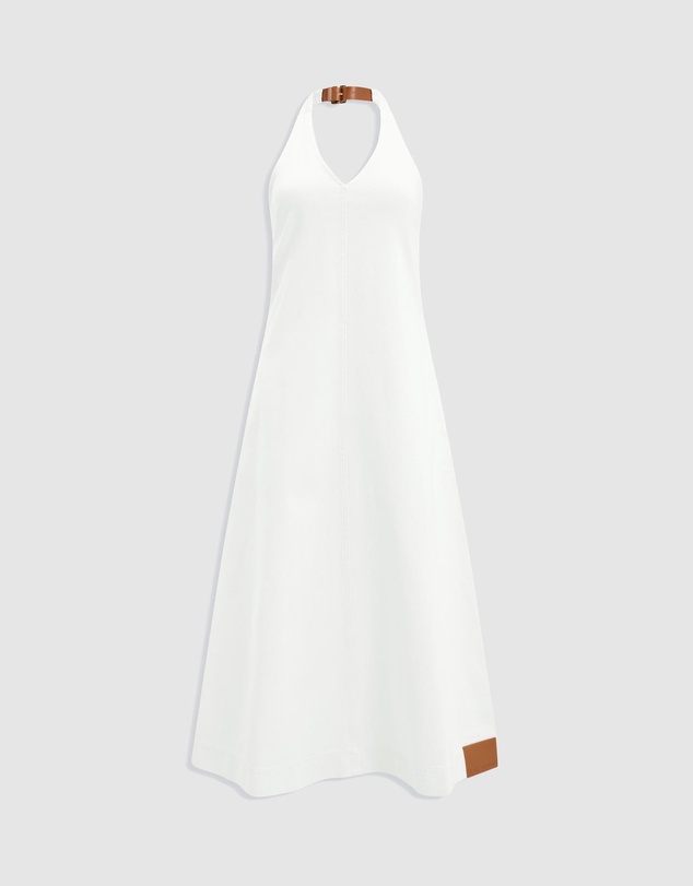 Aje Studio - Elsie Denim Halter Dress