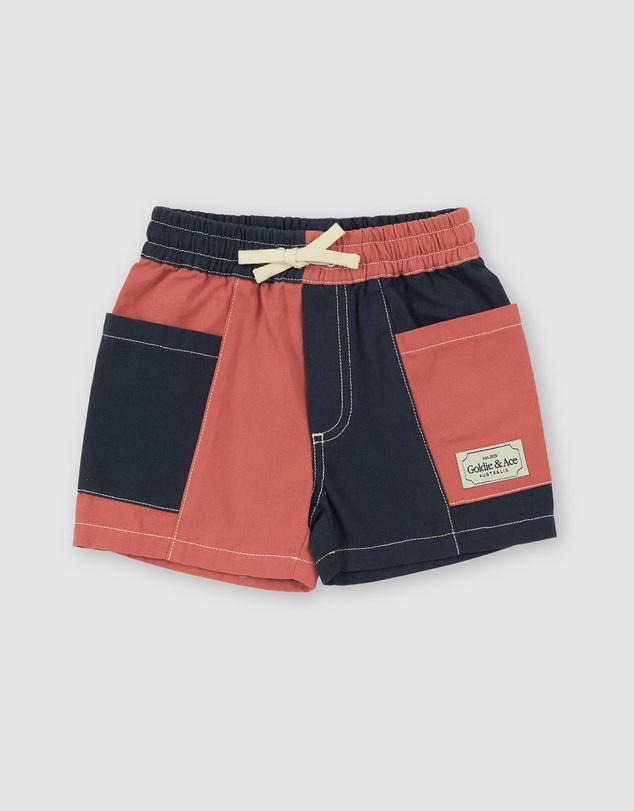 Goldie + Ace - Patchy Pocket Shorts - Babies-Kids