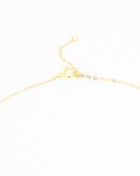 Lovisa - Gold Plated Sterling Silver Cubic Zirconia Horseshoe Necklace