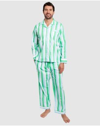 Sant And Abel - Men's Drawbertson Wild Stripes Long PJ Set