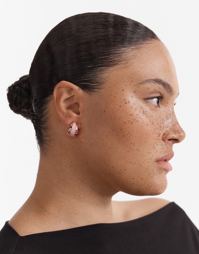 MIMCO - Mini Enamel Hoop Earrings