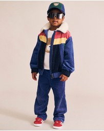 Huxbaby - Colour Block Cord Jacket - Babies-Kids