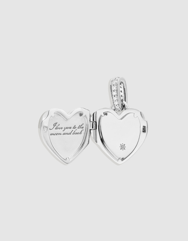 By Charlotte - Blooming Together Small Heart Locket Pendant