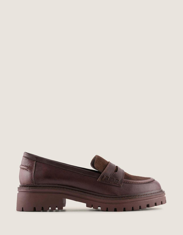 Shelly Shen - Ellison Loafers Brown Leather/Suede
