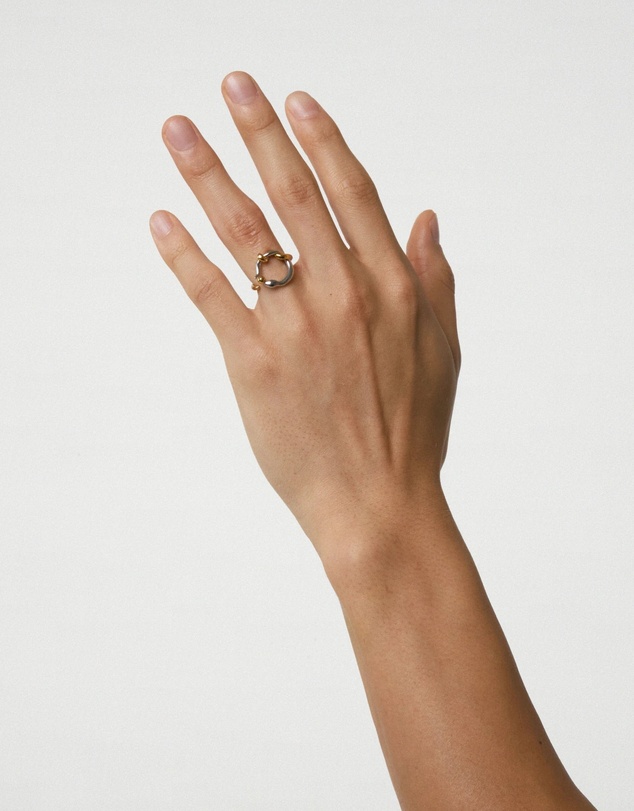 Graedance - Jormun Two Tone Hollow Ring