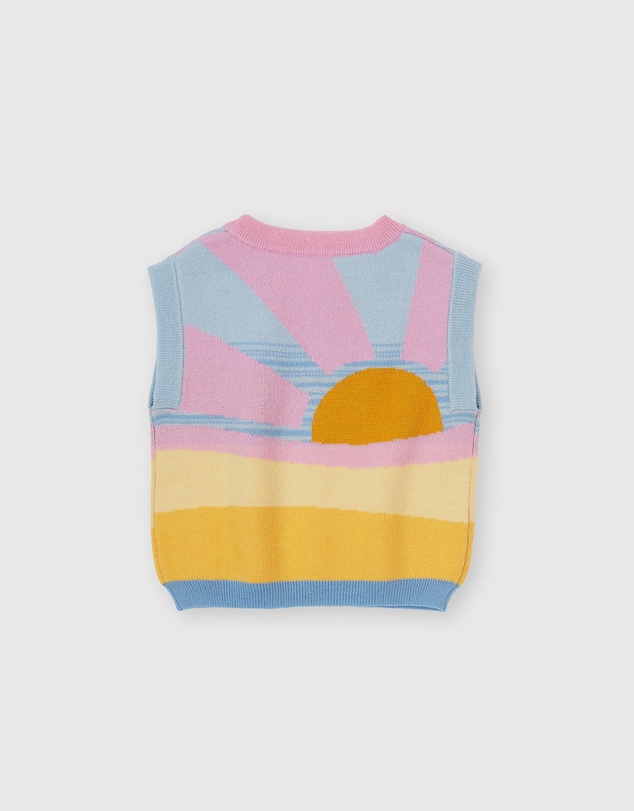 Goldie + Ace - Sunrise Knit Vest - Babies-Kids