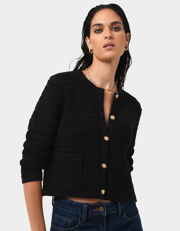 Forcast - Hollis Textured Cardigan