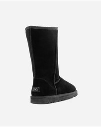 Ozwear Connection Uggs - Ugg Boots Genuine Australian Sheepskin Unisex Long Classic Suede