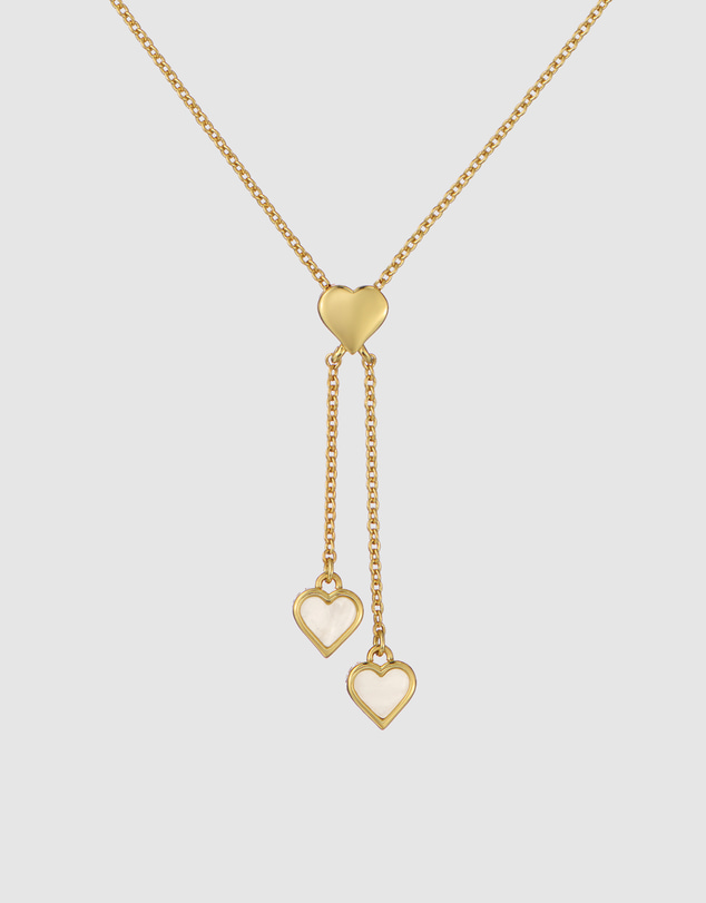 Ted Baker - SUKI: Pearl Shimmer Heart Drop Pendant