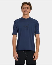 Billabong - Mens Boxed Arch Short Sleeve Rashguard