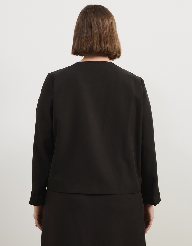 Atmos&Here Curvy - Sorelle Cropped Tailored Jacket
