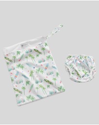 Anchor & Arrow - Reusable Swim Nappy & Hat Set