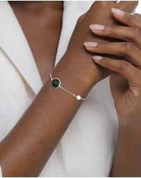 Elli Jewelry - Bracelet Quartz Circle 925 Sterling Silver