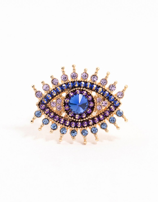 Lovisa - Gold Opulent Evil Eye Ring